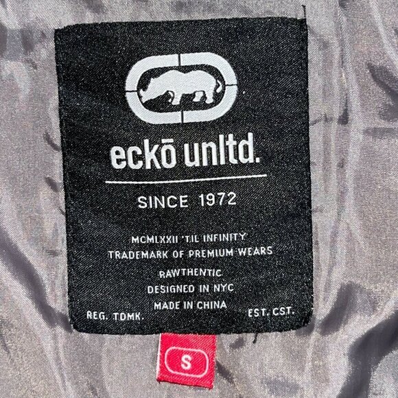 ECKO UNLIMITED. Logo Hooded Puffer Vest - Streetwear Skater  EUC - Men's Small - Picture 8 of 10